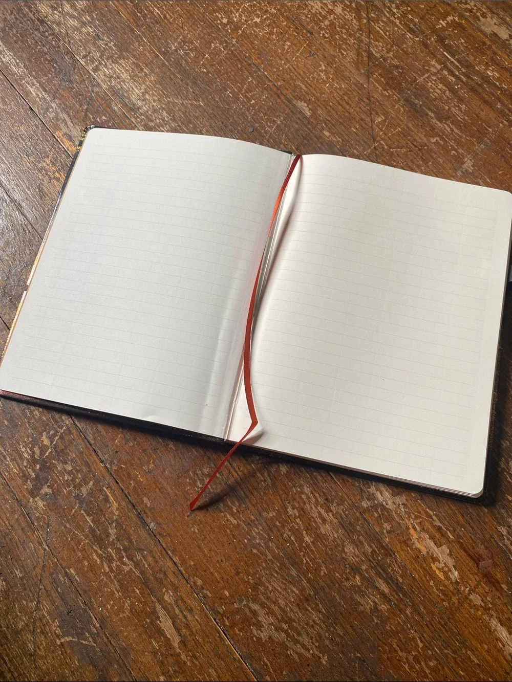 Decorative Black & Gold Notebook/Journal with Snap Closure